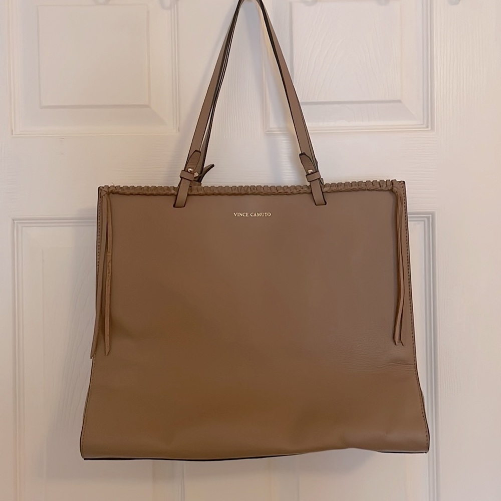Vince Camuto Fawn Leather Handbag
